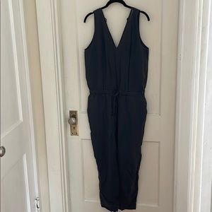 Anthropologie Charcoal Cloth & Stone Jumpsuit